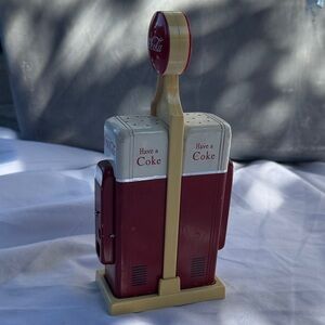 Vintage 90s Coca-Cola Red S&P Salt and Pepper Shakers